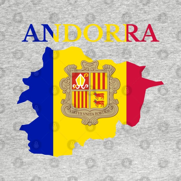 Andorra Map Flag by maro_00